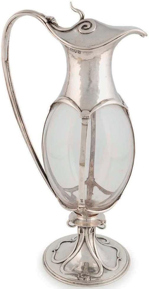 Arts & Crafts claret jug