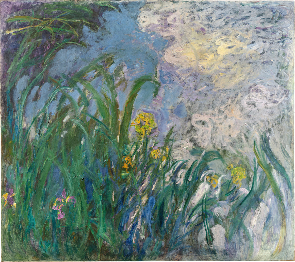 Iris by Claude Monet