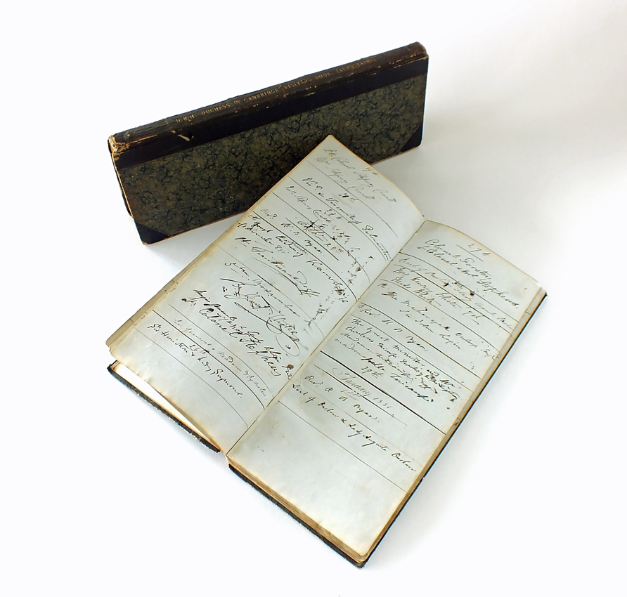 Visiting book