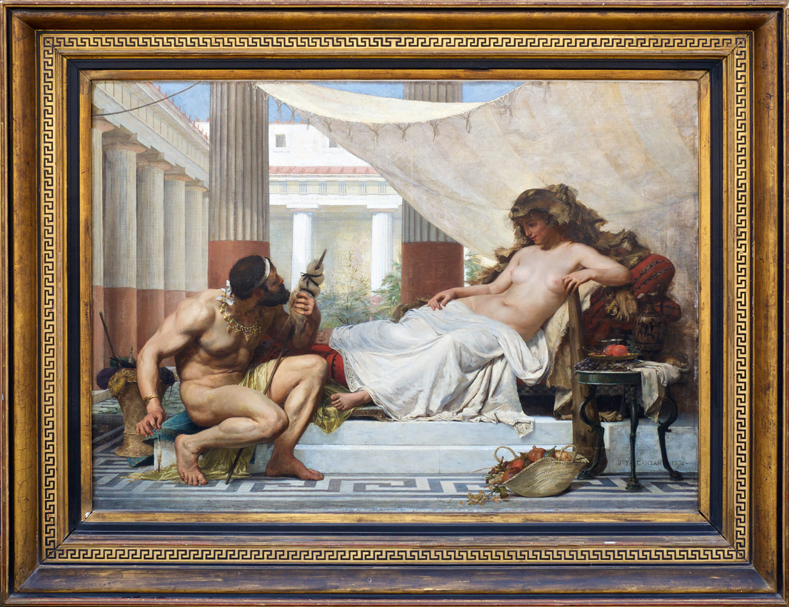 Edouard Joseph Dantan painting