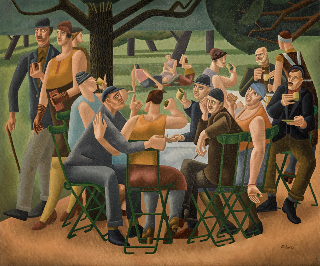 The Tea Garden by William Roberts