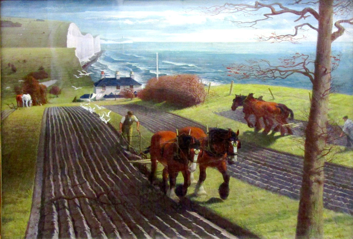 Ploughing the Downs by James Bateman