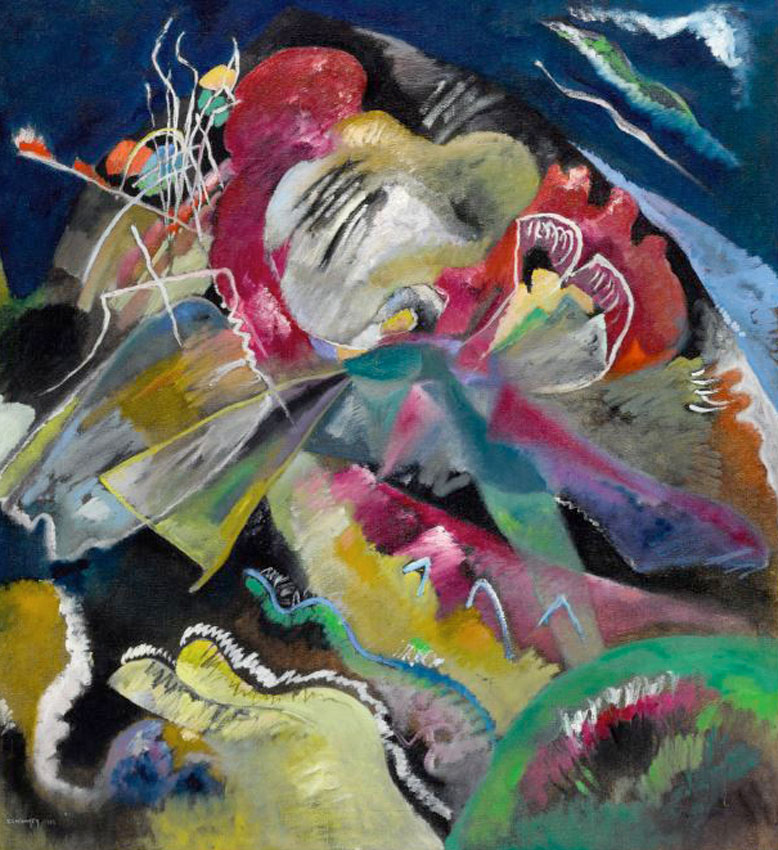Wassily Kandinsky abstract from 1913