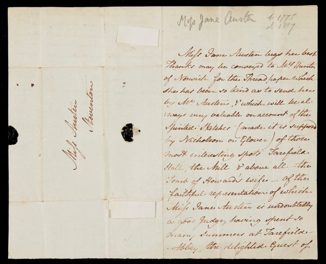 Jane Austen letter