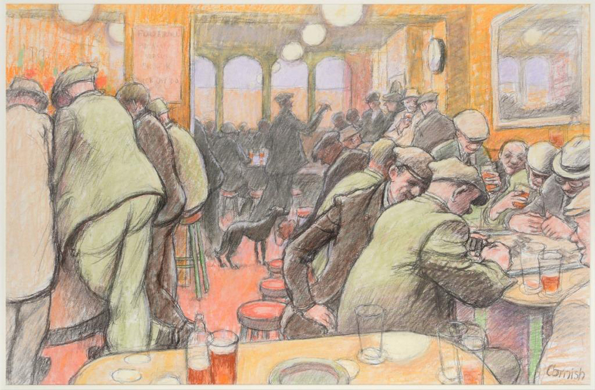 Norman Cornish pub scene