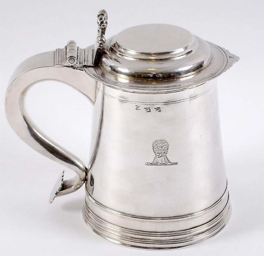 silver tankard
