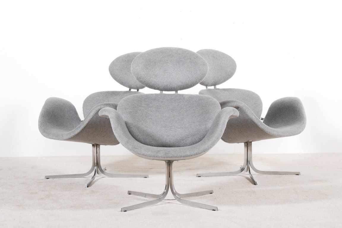 Pierre Paulin Big Tulip chairs