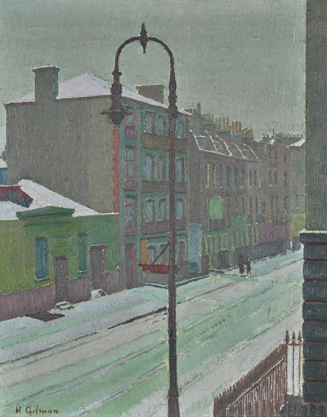 ‘A London Scene in Snow’ by Harold Gilman