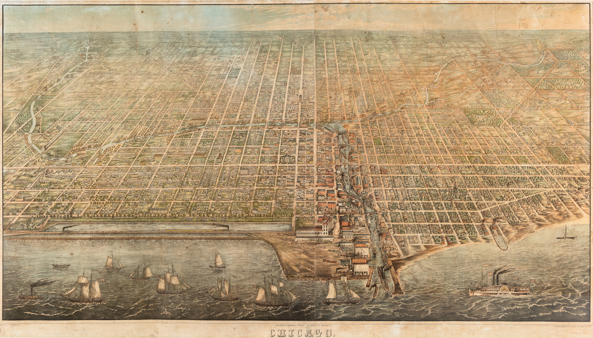 Chicago map by JT Palmatary
