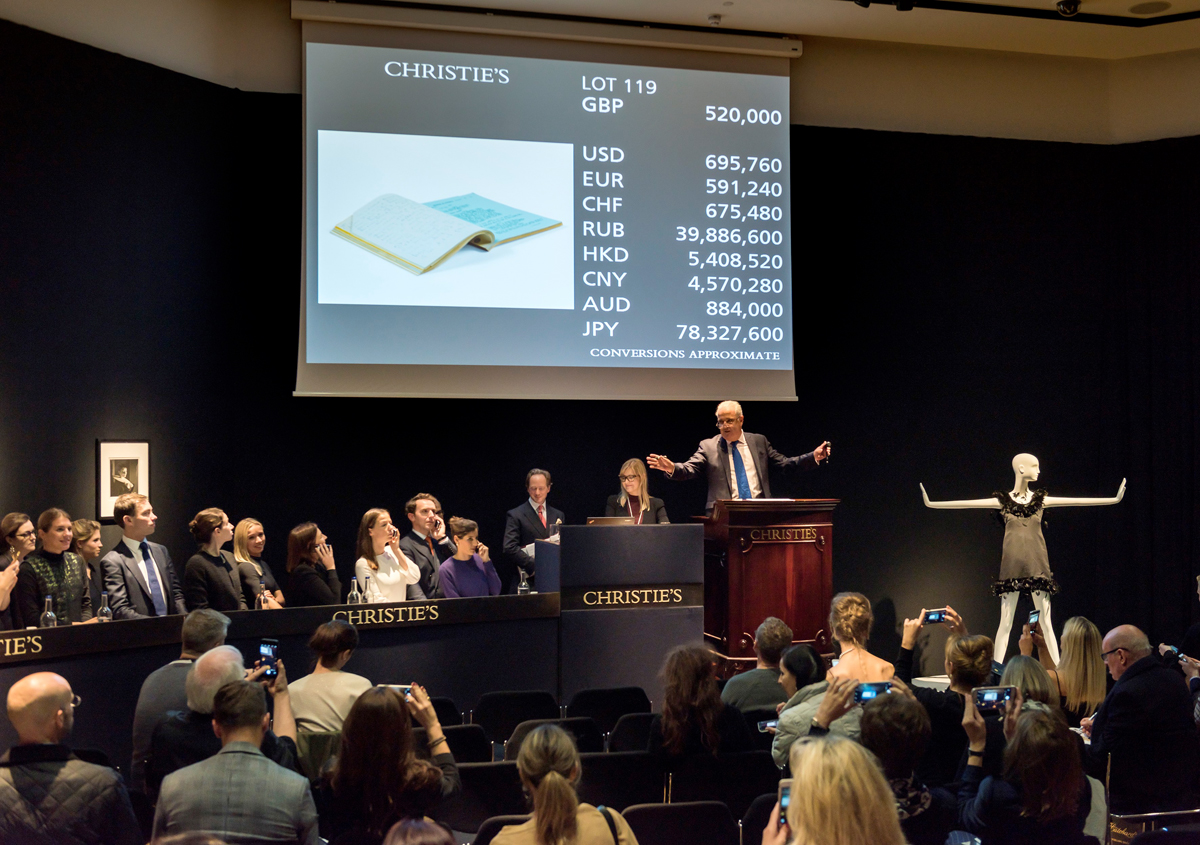Audrey Hepburn collection auction