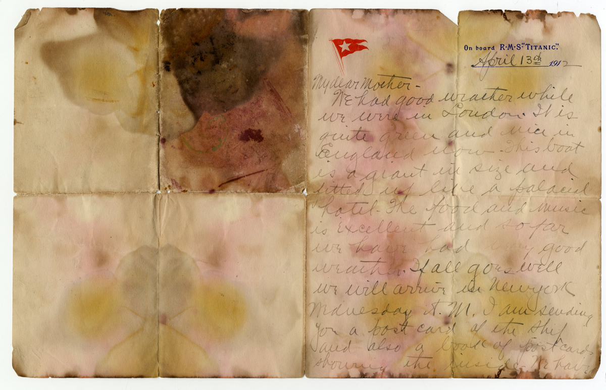 Titanic letter