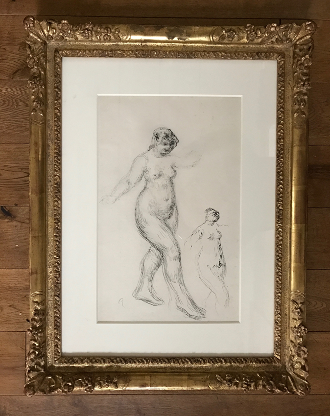 Pierre-Auguste Renoir drawing