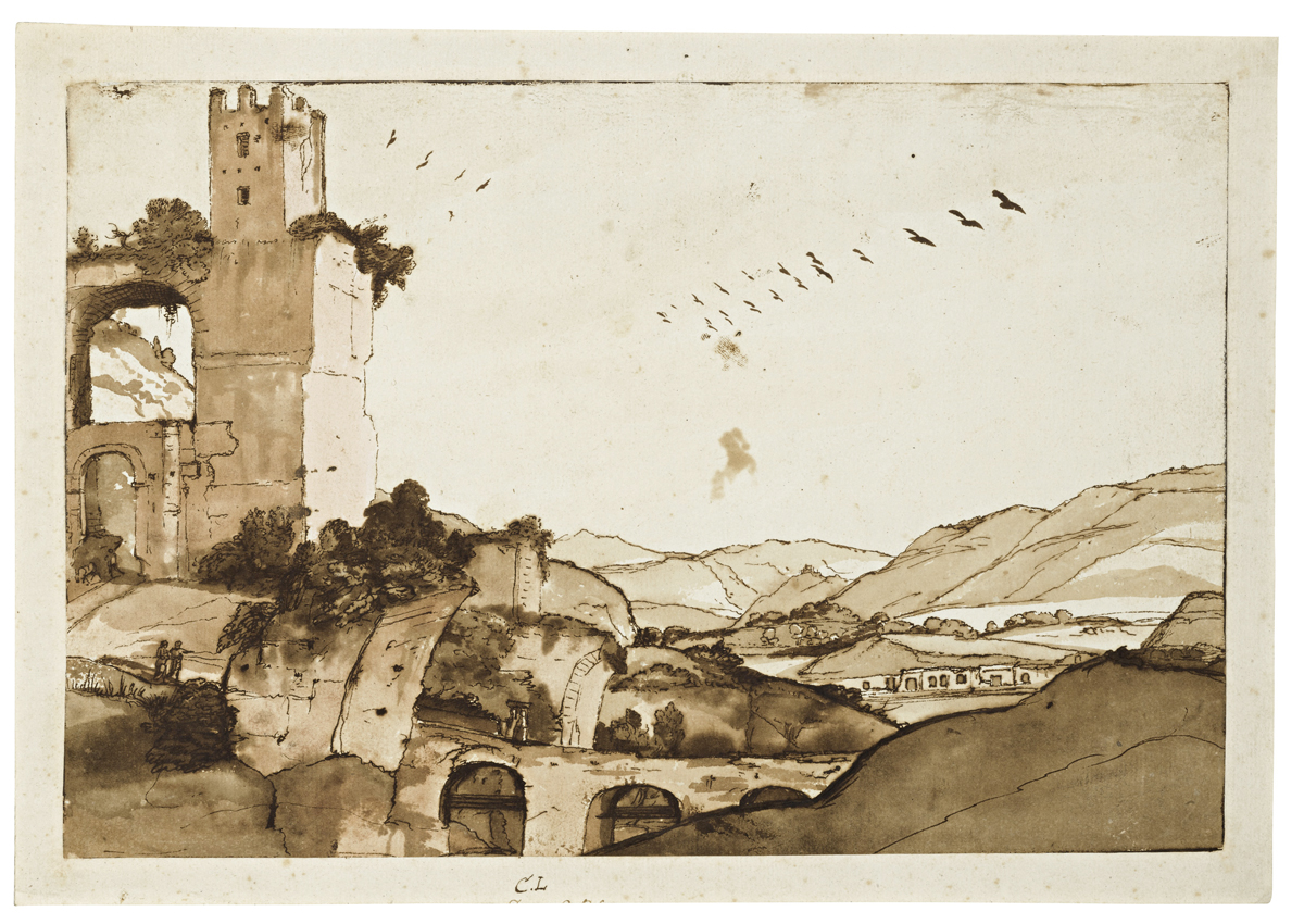 Claude Lorrain drawing
