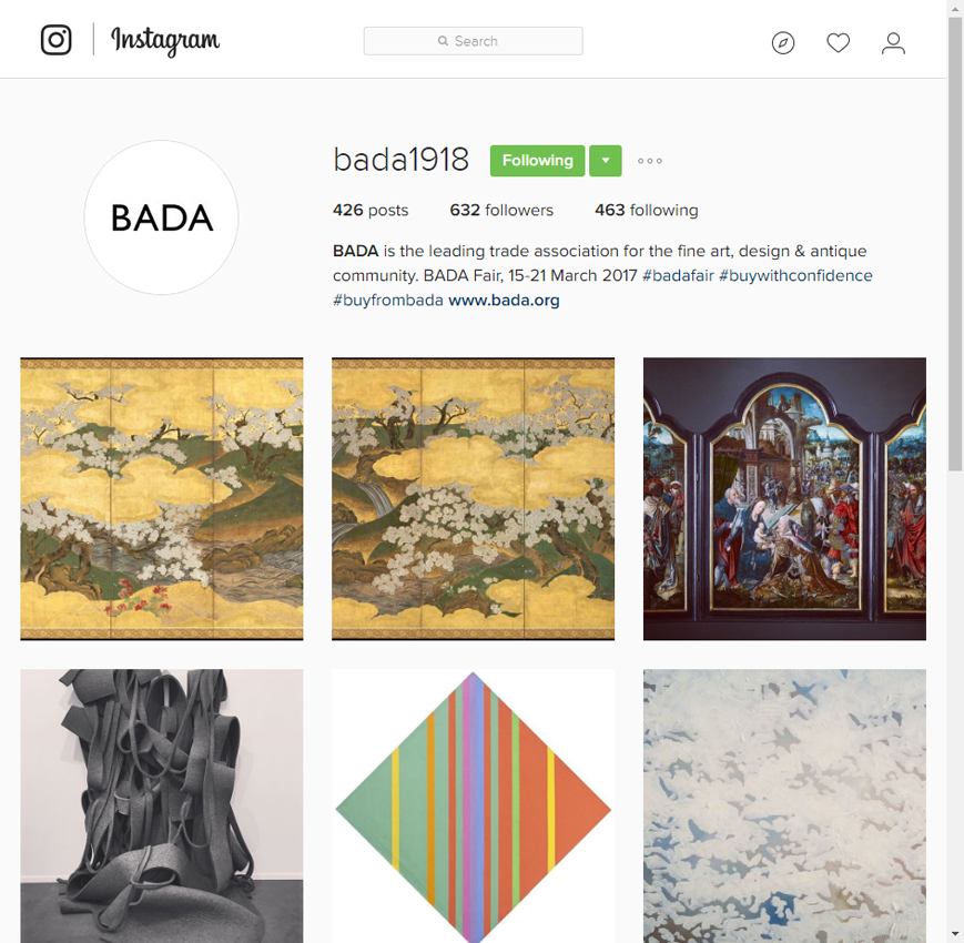 BADA Instagram