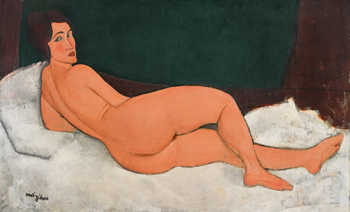 ‘Nu couché (sur le côté gauche)’ by Amedeo Modigliani
