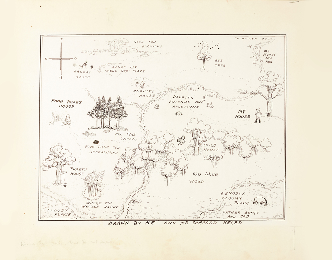 E.H Shepard_ The original map of The Hundred Acre Wood (1).jpg