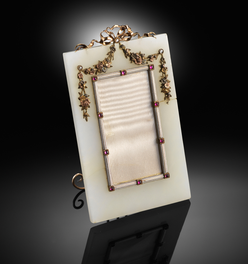 hardstone Fabergé frame