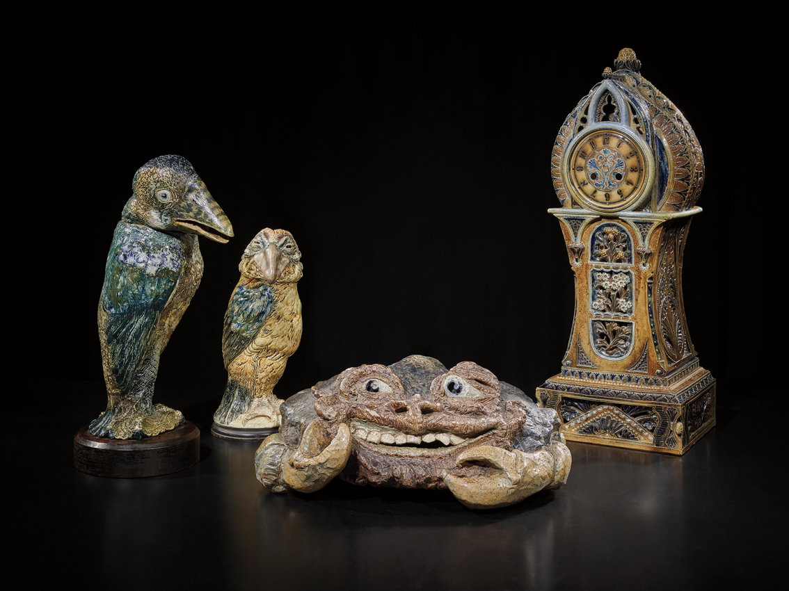 Martin Brothers pottery at Phillips auction