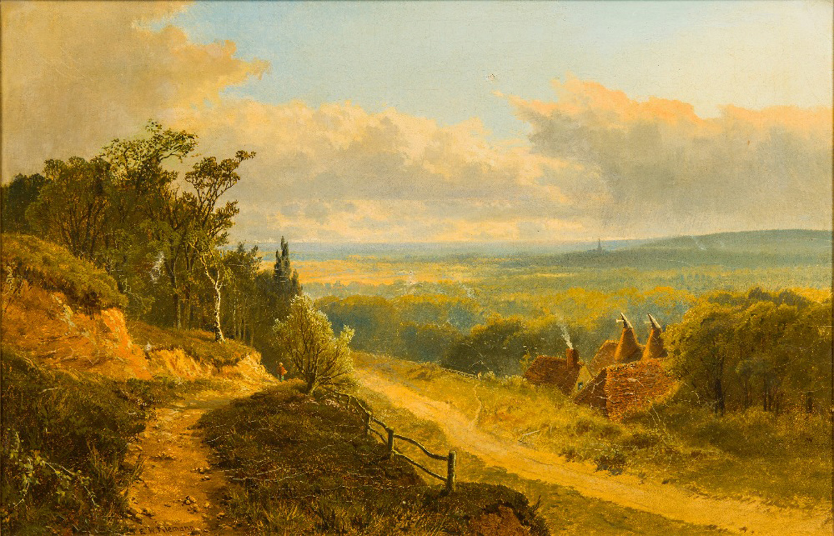 Edward H Niemann painting