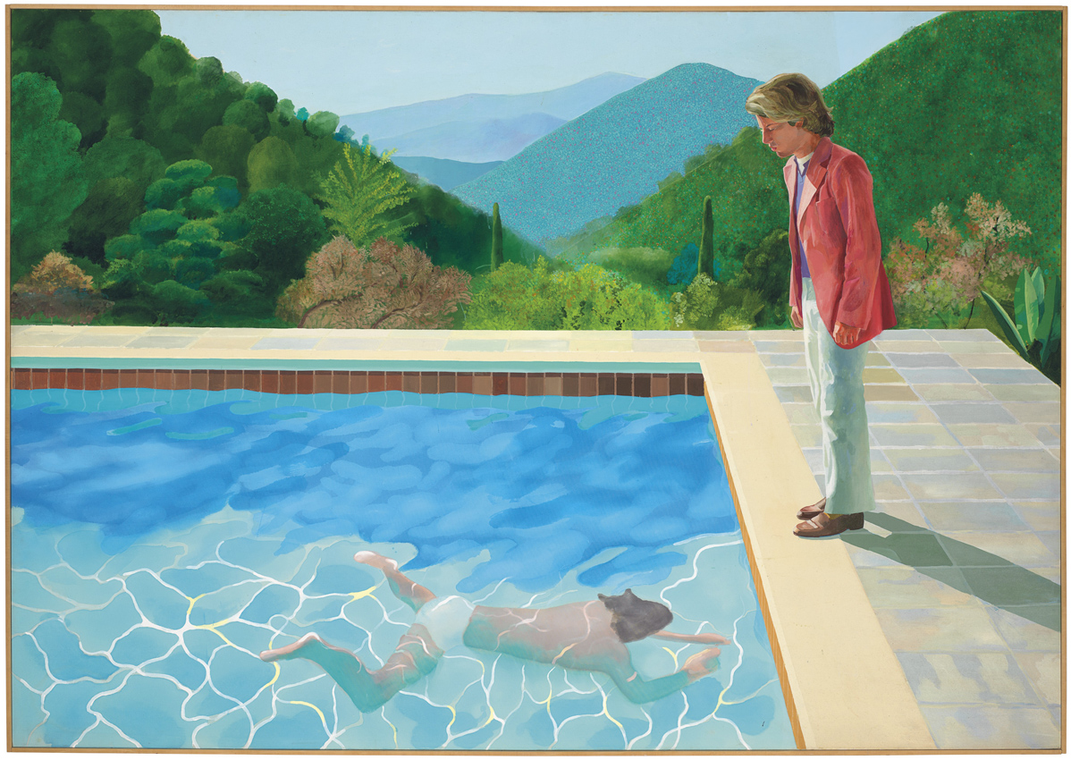 ‘Portrait of an Artist (Pool with Two Figures)’ by David Hockney