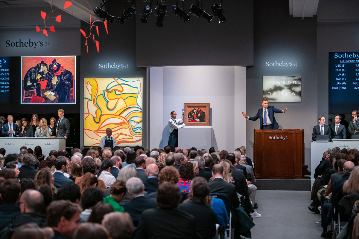 Sotheby’s contemporary art evening sale