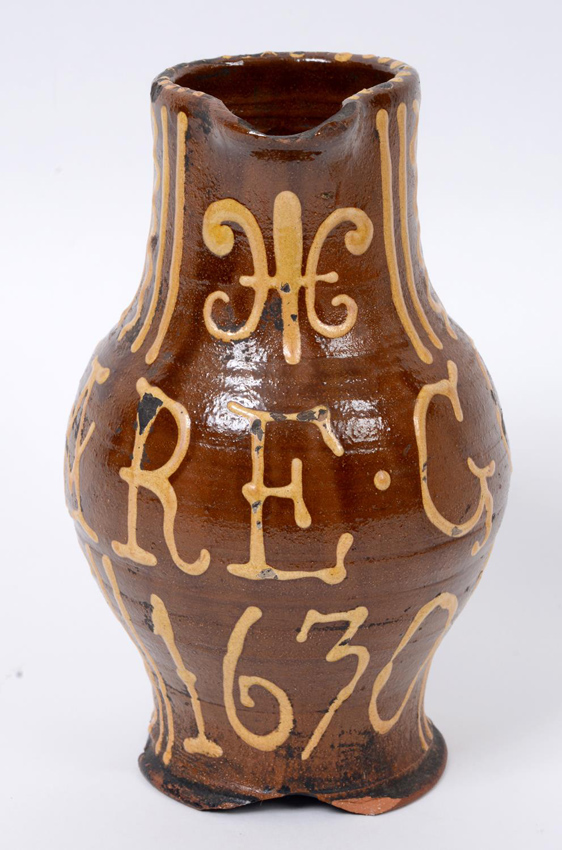 Slipware jug