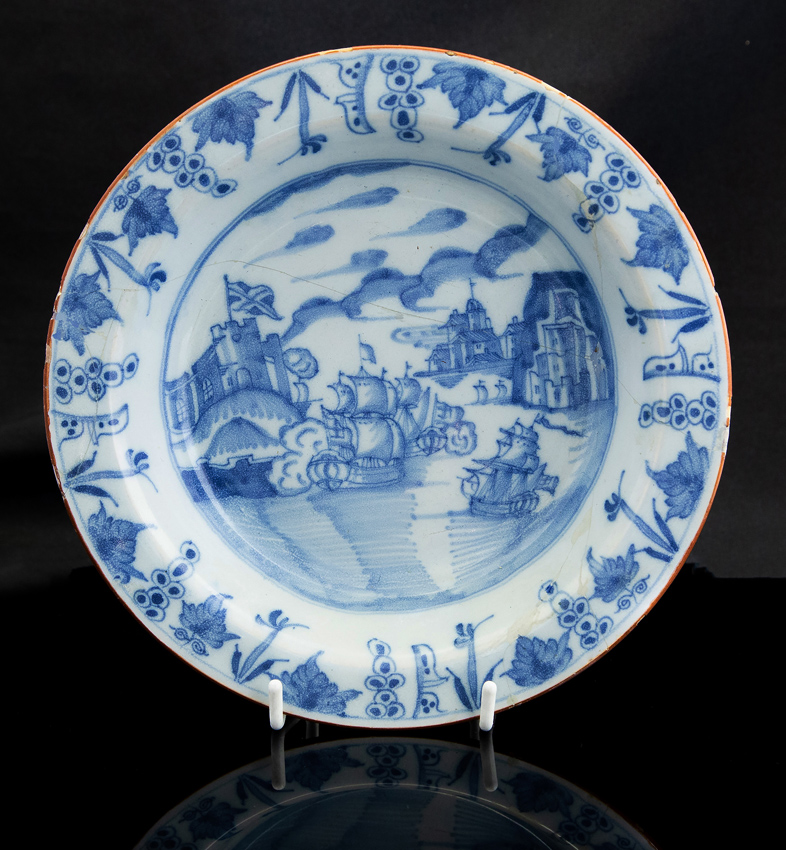 Liverpool delft soup bowl