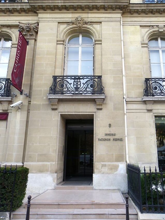 Christie’s saleroom in Paris