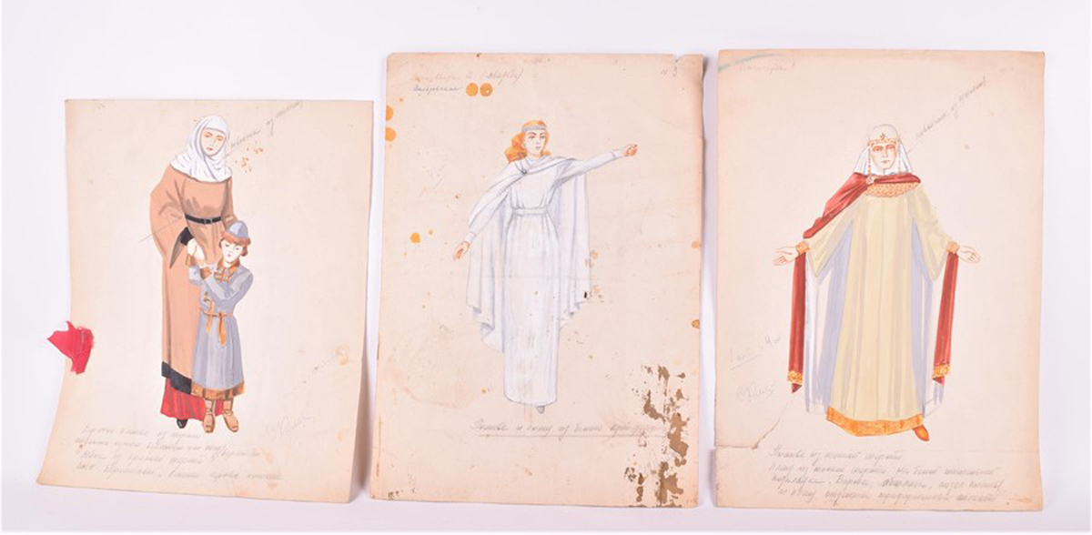 Natalia Goncharova watercolour