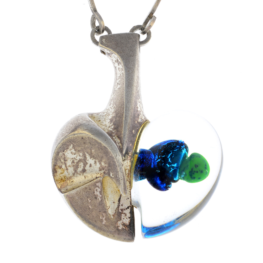 Lot 249: Lapponia ‘Space Apple’ pendant by Björn Weckström – estimate £300-400 at Fellows' Antique & Modern Jewellery sale on 24 January
