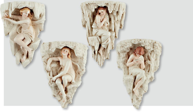 oyal Worcester porcelain wall brackets