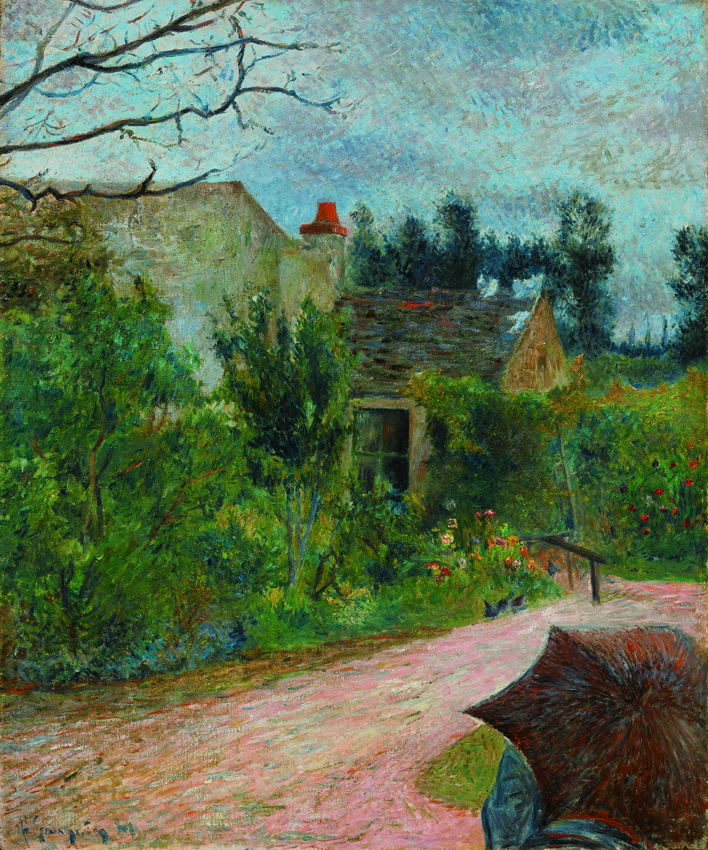 Paul Gauguin view of Pissarro’s garden