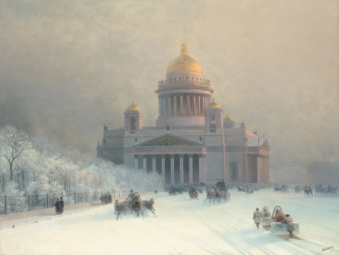 ‘St. Isaac’s on a Frosty Day’ by Ivan Aivazovsky