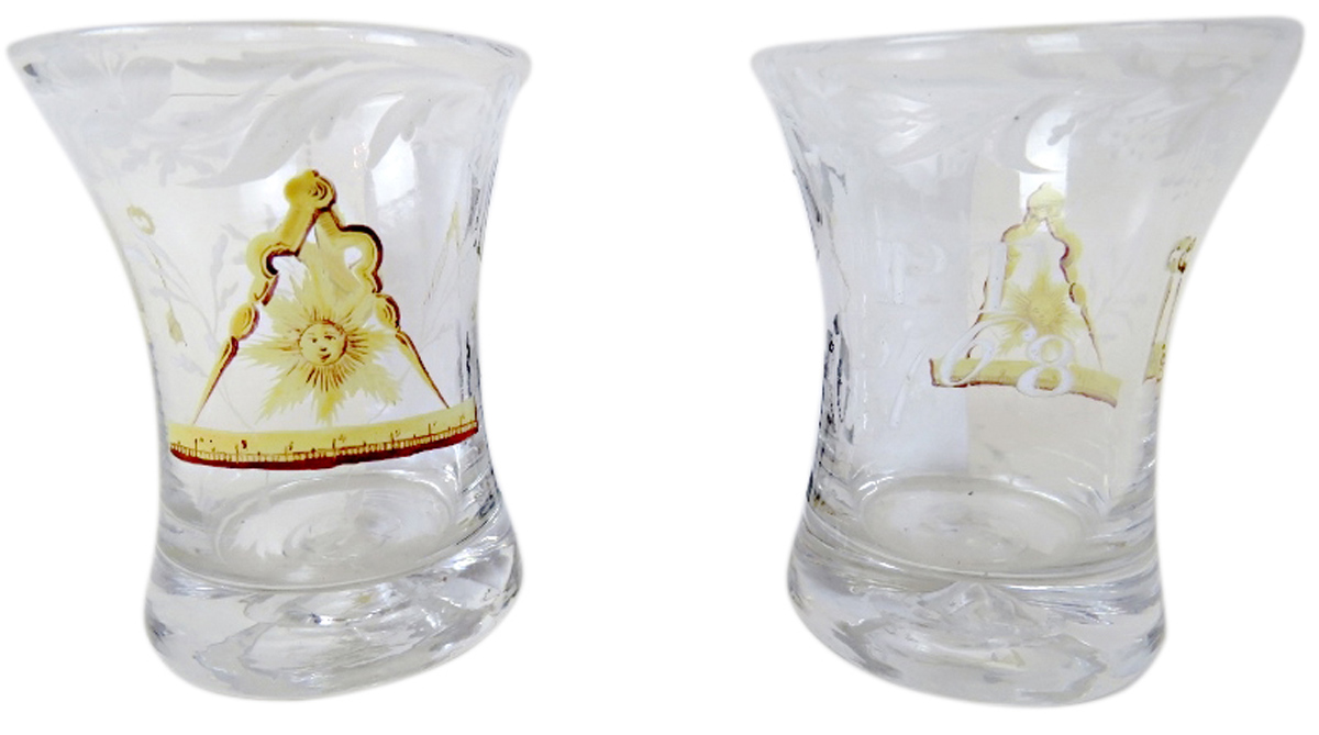 Beilby enamel tumblers