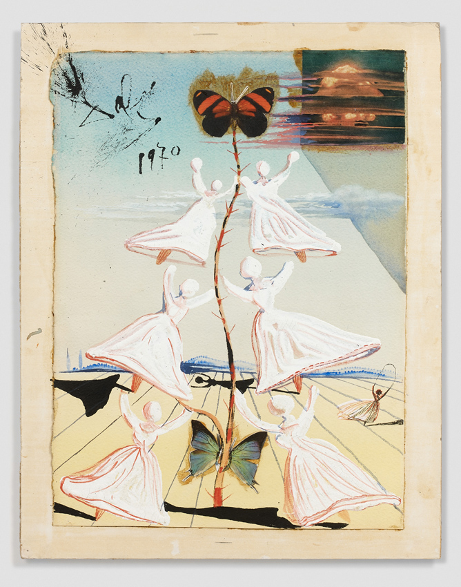 Salvador Dali watercolour