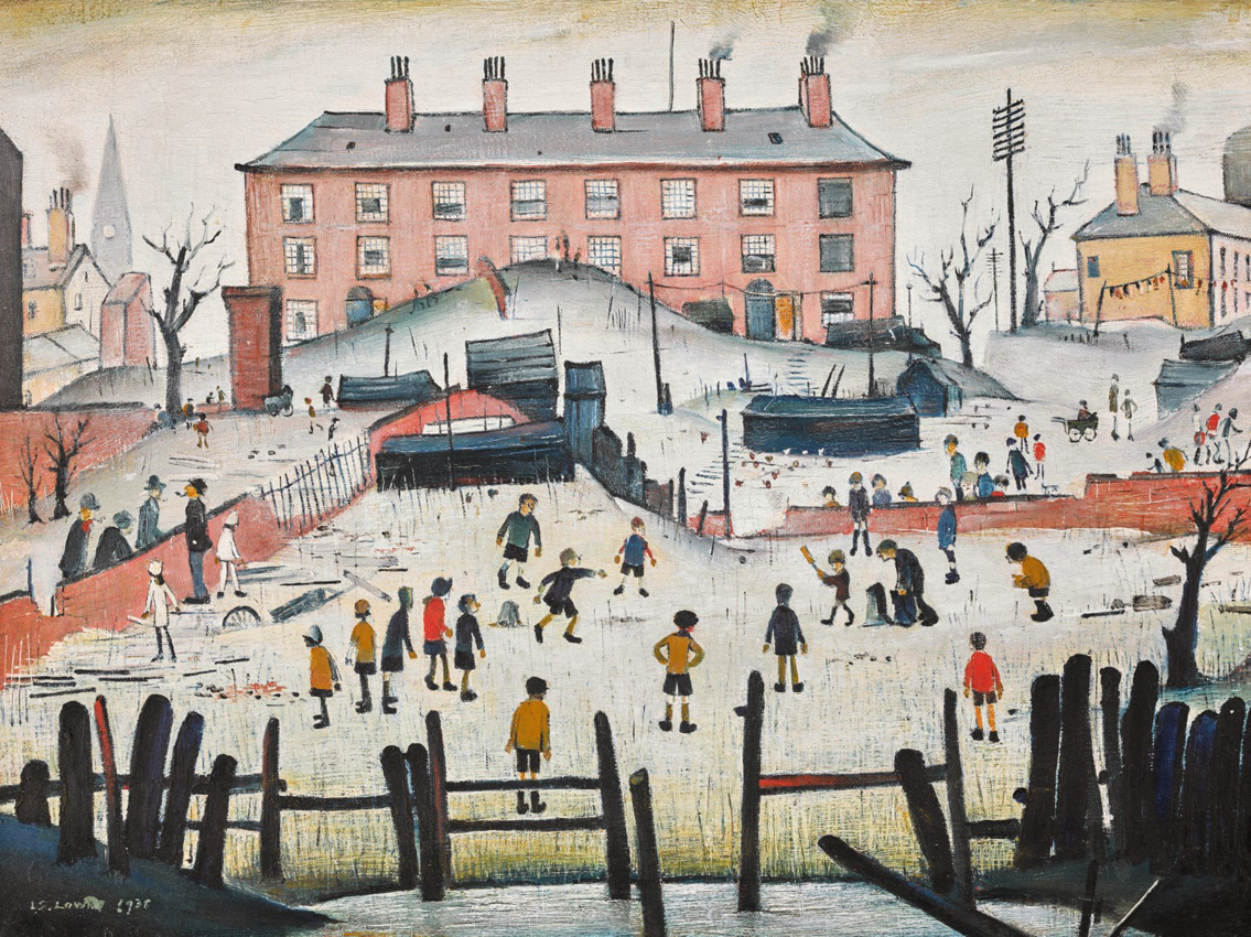 ‘A Cricket Match’ by LS Lowry