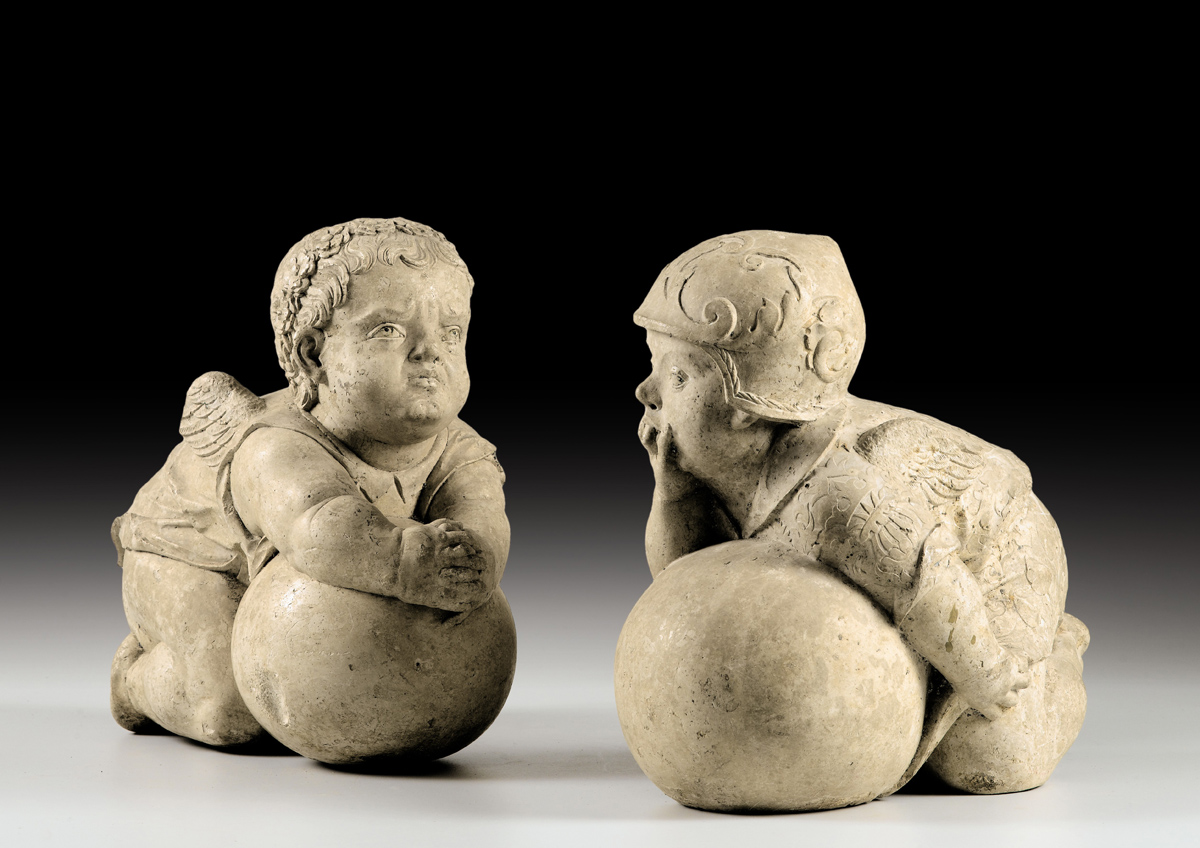 Renaissance stone putti