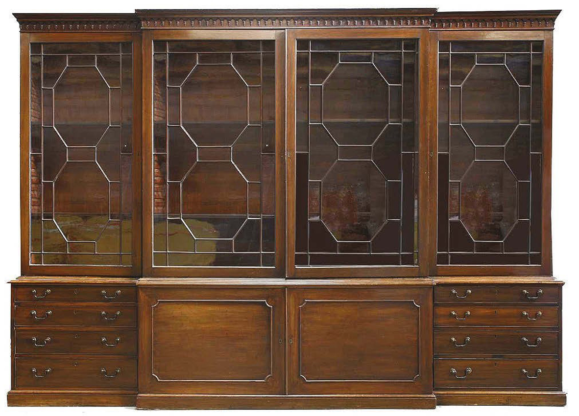 Georgian mahogany bookcase