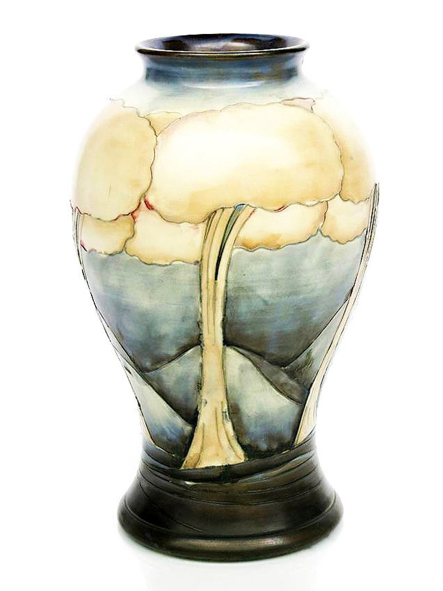Moorcroft vase ‘Dawn Landscape’ pattern
