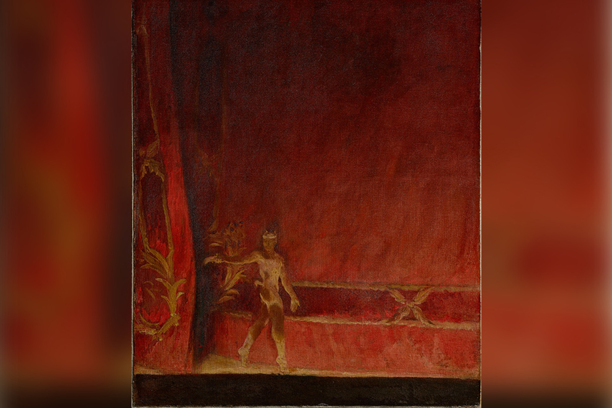 Nijinksy before the Curtain'
