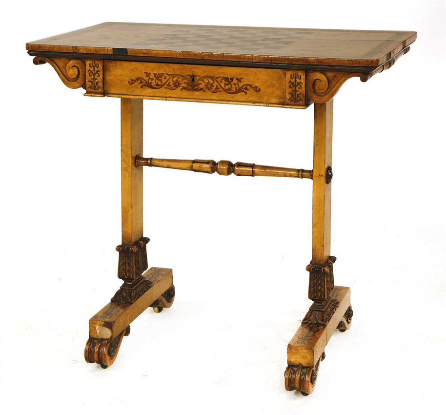 Antique games table