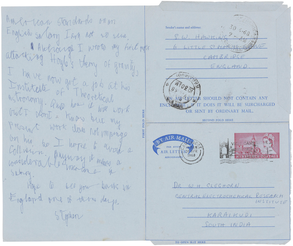 Stephen Hawking letter