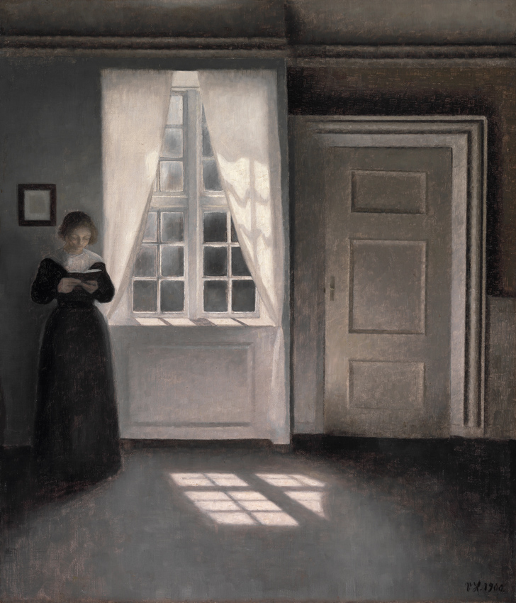 ‘Interior, Strandgade 30’ by Vilhelm Hammershoi