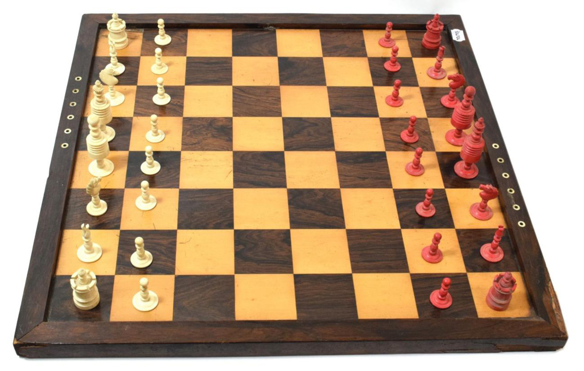 19th century chess board