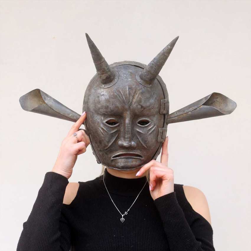 Victorian iron bridle