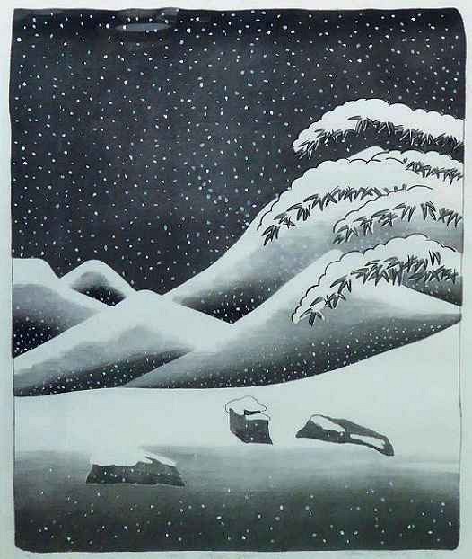 Hockney snowbound print drifts into Lots Road
