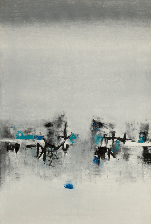 VS Gaitonde abstract sold at Sothebys