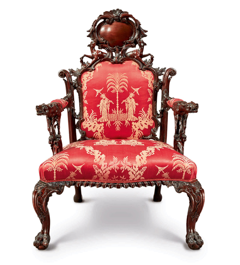 Mahogany master’s chair