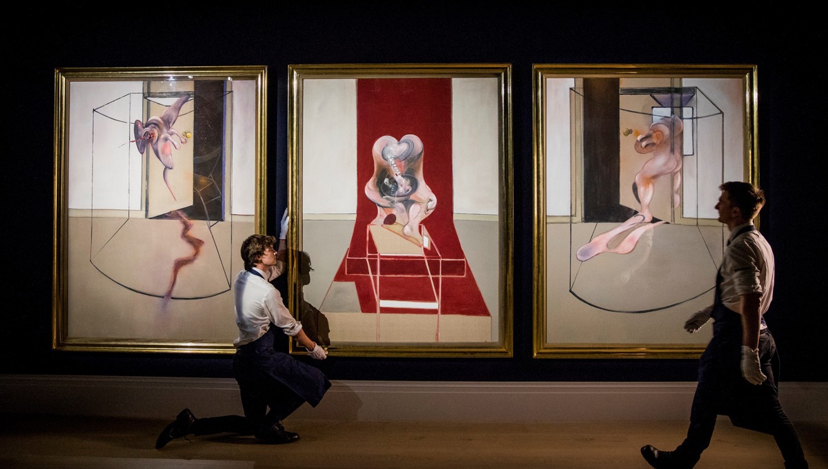 Triptych Inspired by the Oresteia of Aeschylus by Francis Bacon