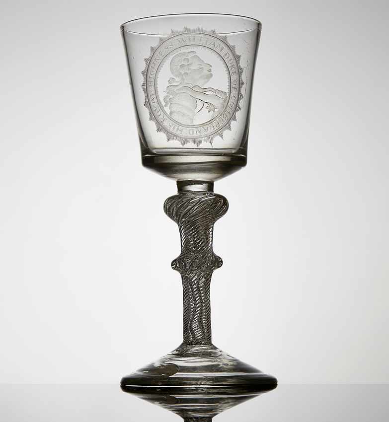 William Duke of Cumberland glass
